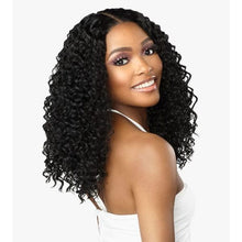 Load image into Gallery viewer, Sensationnel Butta Human Hair Blend Lace Front Wig - WATER WAVE 16&quot;
