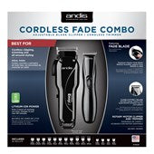 ANDIS Cordless Fade Clipper/Trimmer Combo
