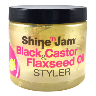 Shine 'n Jam Gel [Black Castor & Flaxseed Oil]