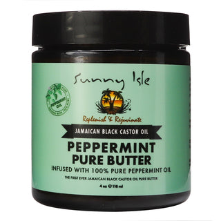 SUNNY ISLE Jamaican Black Castor Oil Pure Butter [Peppermint]