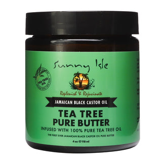 SUNNY ISLE Jamaican Black Castor Oil Pure Butter [Tea Tree] (4oz)