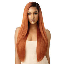 Load image into Gallery viewer, Outre Synthetic Swiss HD Lace Front Wig - NATURAL YAKI 30&quot;
